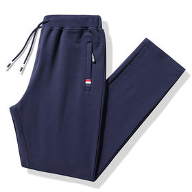 Commerce extérieur Nouvelle couleur unie Grande poche Zipper Design cordon  Pantalons de sport - Chine Pantalons de sport hommes et pantalons pour  hommes prix