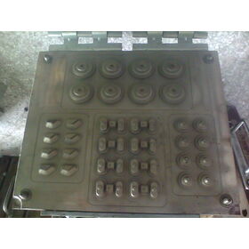 China OEM silicone rubber compression mold and molding for electronic industury keyboards&keypads &Keys