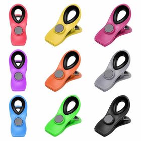 6/12 Pack Magnetic Chip Clips, Bag Clips Food Bag Clips for Food Packages,  Kitchen Clips with Magnet for Fridge, Plastic Assorted Colors Bag Clips for  Food Storage, Snack Bag and Chips Bag