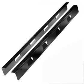 Stove Gap Covers Stainless Steel stove gap filler kit Oven Gap Filler Heat Resistant and Easy to Clean Silver
