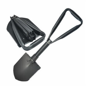 Extremus Trench Folding Camping Shovel, Military Emergency Shovel, Firefighting Shovel, Trenching Tool, Portable Shovel, Great for Backpacking, Carbon