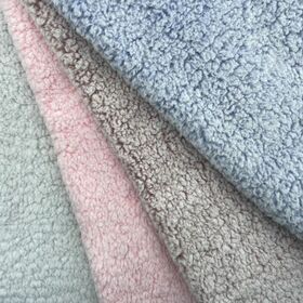 Buy Wholesale China 100% Polyester Sherpa Fabric Solid Single Side Sheared  & Sherpa Fleece Sheared Solid at USD 2.2