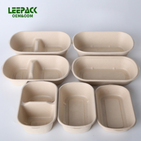 Buy Wholesale China Eco Friendly Composable Food Containers, Take Away  Sugarcane Paper Food Container & Take Away Food Container at USD 0.004