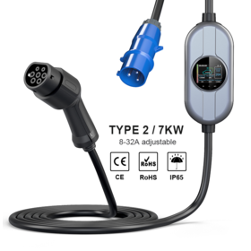 Teison level 3 22kw ac ev car charger 32a 3 phase fast charging station  type 2 connector