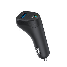 Dual ports Car Charger with smart 100W , work with mobile phone, OEM with ABS shell, portable