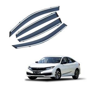 Déflecteurs de Vitres Honda OEM Chrome - Civic Hybrid 2.0L e:HEV