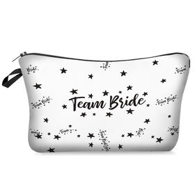 Digital bedruckte Braut Make-up Tasche Organizer Tasche, kundenspezifisches Design und Logo akzeptabel