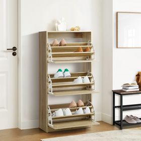 Super Thin Narrow Profile White Nordic Design Shoe Cabinet  Store You –  Primo Supply l Curated Problem Solving Products
