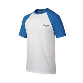 Source Fast Delivery Custom Printing Baseball Plain Shirts Blue