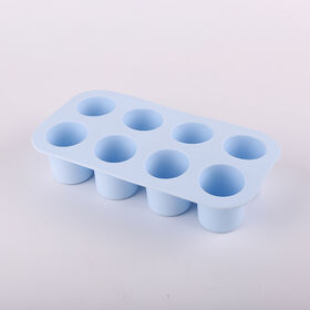 2021 6 Cavity Big Ice Mold Giant Square Large Silicone Ice Cube Trays Mold  with Plastic Lid - China Ice Cube Tray and Silicone Ice Cube Trays price