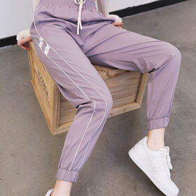Pantalons de yoga pour femmes très demandés, pantalons de survêtement personnalisés, joggers pour femmes en gros
