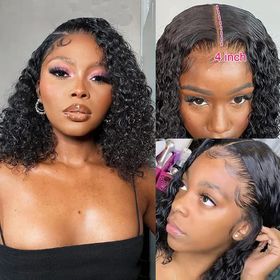 Wholesale Human Hair Bob Short Wigs 10 Inch 13*4 Lace Front Brazilian 10A  100% Virgin Remy Straight Full Lace Frontal China Wig for Black Women -  China Lace Wig and Hair Bundles