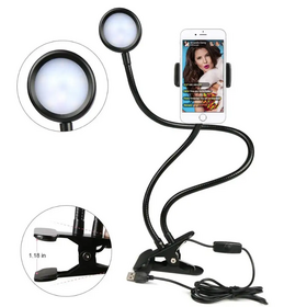 Lumineux Lampe à Anneau Dimmable 10 pouces LED 3 Modes d'éclairage avec  trépied pour Selfie Photo Vidéo - Achat & prix