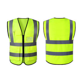 Buy Wholesale China Reflective Vest With Knitting Fabric,zip