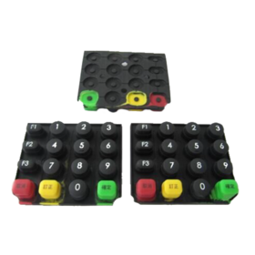 China OEM silicone rubber colorful switch keyboard for electronic accessories