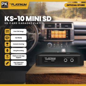 Platinum Karaoke KS-10 mini SD Home Karaoke SD Card Player for Home Karaoke Theater Systems