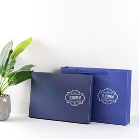 Custom LOGO Printed Tiffany Blue Paper Gift Bags