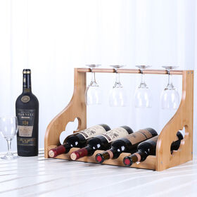 Supports de présentation pour stockage de vin de table de comptoir porte- bouteille de vin en métal Casier à vin - Chine Porte-bouteilles, porte- bouteilles