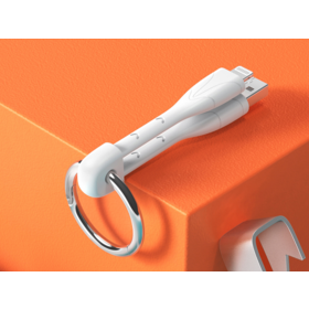 Vente en gros, usine OEM ODM, câble porte-clés portable, certifié MFi, multifonctionnel, portable, aluminium de haute qualité