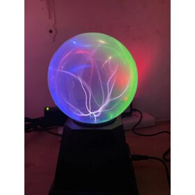 Lumière de Boule de Plasma, 6 Pouces Lampe Plasma Boule Magique