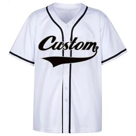Source Wholesale sublimation custom baseball jersey/vintage