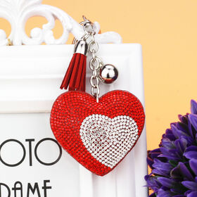 Wholesale Blue Heart Keychain Clip