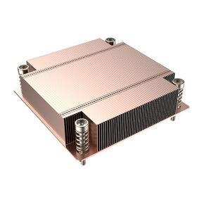 Disipador de calor pasivo de alto rendimiento de cobre puro de 200W VC LGA1700 para CPU, disipador de agua para servidor de computadora
