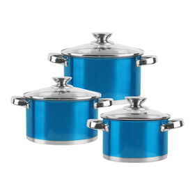 Buy Wholesale China Doral 6-piece Non Stick Cookware 18cm Saucepan 22cm Wok  24cm Casserole & Aluminium Cookware at USD 15.99