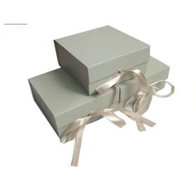 Boîte en carton, boîte cadeau personnalisée, boîte d'emballage en carton, boîte d'emballage de chocolat, emballage de vêtement avec ruban