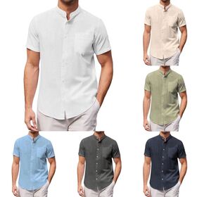 Factory Supplier Men's Polo Black Streetwear Short Sleeve Button Up Casual  Silk Satin Casual Shirts - China Wholesale Men's Short-sleeved Casual  Shirts $7.6 from Dongguan Humen Yihao Clothing CO., LTD
