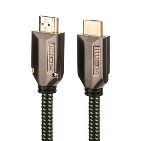 كابل HDMI عالي السرعة 48 جيجابت في الثانية مصنوع من سبائك الزنك بأسعار جيدة، يدعم HDR الديناميكي، اختبار TDR، دقة 8K 60 هرتز و 4K 120 هرتز