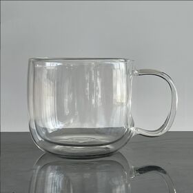 Buy Wholesale China Double-wall Glass Cup 17oz 13.5oz Drinking Glass & Drinking  Glass Set at USD 8.99