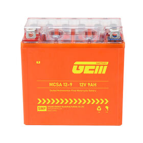 Batterie de Moto 12V 9AH Scellée sans Entretien, Activée en Usine, Couleur Personnalisée Marque OEM Disponible