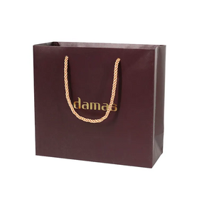 500pcs Custom Logo Luxury Paperbag Boutique Retail Clothing Packaging  Shopping Bag Gift Bag Bolsa De Papel Paper Bag With Logo