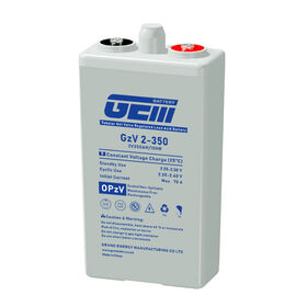 Batería Solar OPzV 2V 350AH, Batería de Gel OPzV para Carros/Calentadores Eléctricos/Estaciones de Energía/Batería de Almacenamiento Opzs