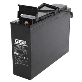 Batterie solaire à décharge profonde à borne frontale 12V 110AH / Batteries de stockage d'énergie / VRLA / SLA / SMF / MF / Rechargeable / Batterie UPS