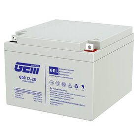 Batterie solaire au plomb acide AGM à décharge profonde 12V 28AH / Batteries de stockage d'énergie / VRLA / SLA / SMF / MF / Rechargeable / Batterie UPS