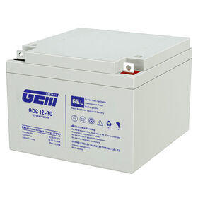 Batterie Solaire AGM Plomb-Acide à Décharge Profonde 12V 30AH / Batteries de Stockage d'Énergie / VRLA / SLA / SMF / MF / Rechargeable / Batterie UPS