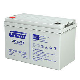 Batterie solaire AGM plomb-acide à décharge profonde 12V 100AH / Batteries de stockage d'énergie / VRLA / SLA / SMF / MF / Rechargeable / Batterie UPS