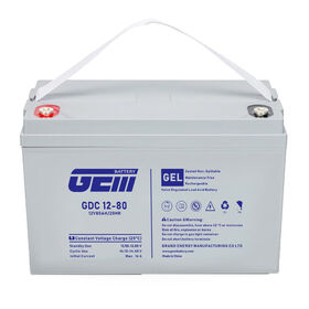 Batterie Solaire AGM Plomb-Acide à Décharge Profonde 12V 80AH / Batteries de Stockage d'Énergie / VRLA / SLA / SMF / MF / Rechargeable / Batterie UPS