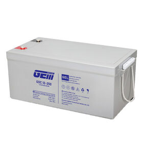 Baterai Solar Asam Timbal AGM Deep Cycle 12V 250AH / Baterai Penyimpanan Energi / VRLA / SLA / SMF / MF / Isi Ulang / Baterai UPS