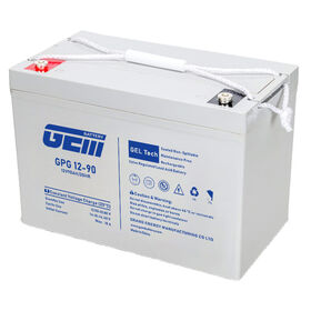 Batterie Gel 12V 90AH Industrielle Premium Haute Qualité PVC/PE-Gel Sio2 Batterie de Réserve d'Énergie Renouvelable