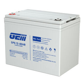 12V80AH Gel Battery Industrial Premium Top Quality PVC/PE-Gel Sio2 Renewable Power Reserve Battery