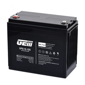 Batterie Gel 12V 135AH Industrielle Premium Haute Qualité PVC/PE-Gel Sio2 Batterie de Réserve d'Énergie Renouvelable