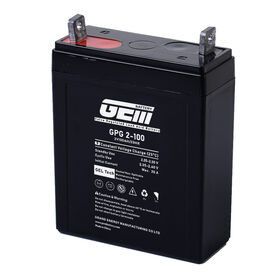 2V100AH Gel Battery Industrial Premium Top Quality PVC/PE-Gel Sio2 Renewable Power Reserve Battery