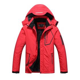 Hochwertige Outdoor-Jacke mit Fell, kundenspezifisches Logo, Großhandel, auf Lager, Herrenmantel, wasserdichte Jacken