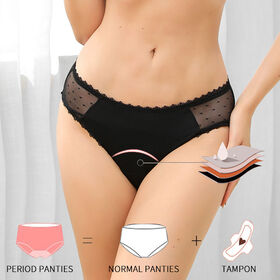 Leak Proof Menstrual Panties Women Underwear Lingerie Period Cotton  Waterproof Briefs Plus Size Female Physiological Breathable Pants Ladies  Panty - China Lingerie and Underwear price