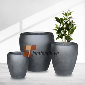 Achetez en gros Pots De Jardin En Fibre De Terrazzo, Pot De Fleurs Rond, Nouvelle Forme