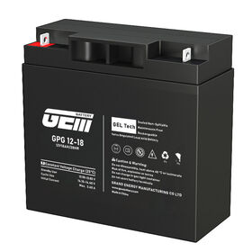 Batería GEM 12V 18Ah AGM SLA de plomo-ácido para UPS, sistemas solares y telecomunicaciones, ideal para almacenamiento de energía