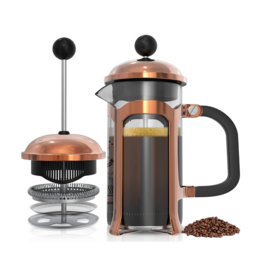 Bodum Chambord Stainless Steel 34-Oz. French Press with Walnut Wood Handle